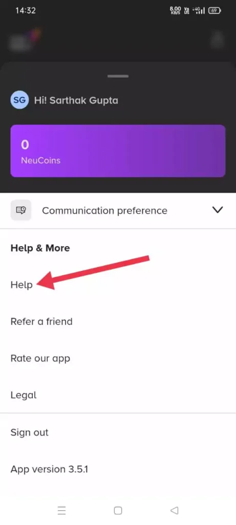 How to Delete Tata Neu Account