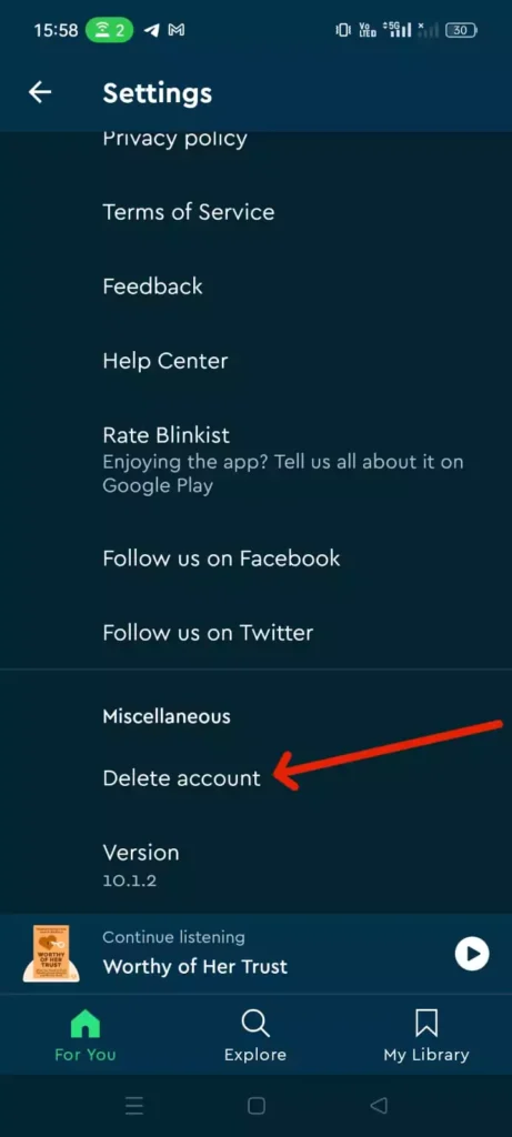 How to Delete Blinkist Account 