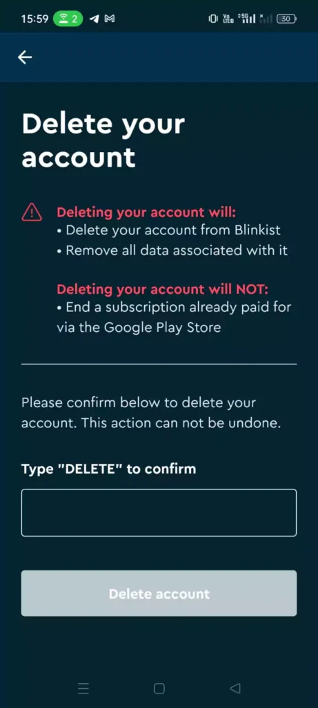How to Delete Blinkist Account 