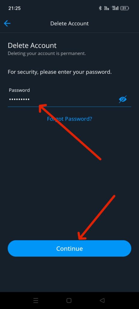 How to Delete Explurger Account