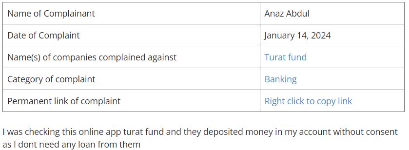 Turat Fund Loan App Review